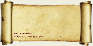 Blaža Ković vizit kartica